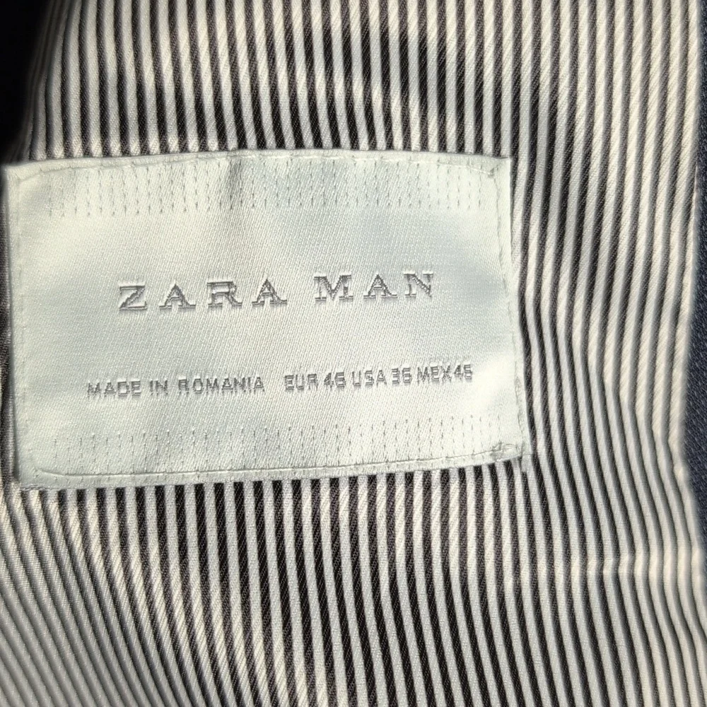 Zara Man Essentials Blue Blazer Size 36